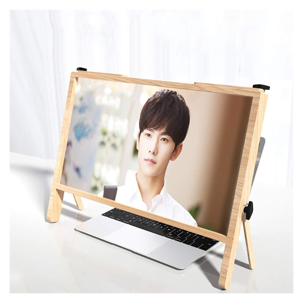 Screen Magnifier for Computer Monitor 21 Inch Ultra-Clear Phone & Laptop Amplifier with 3-4X Screen Enlargement for Tablets