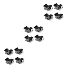 Cold Shoe Flash Mount Adapter Set of 3 Metal Cold Shoe to Tripod Screw Converter 4pcs Each for Camera Accessories