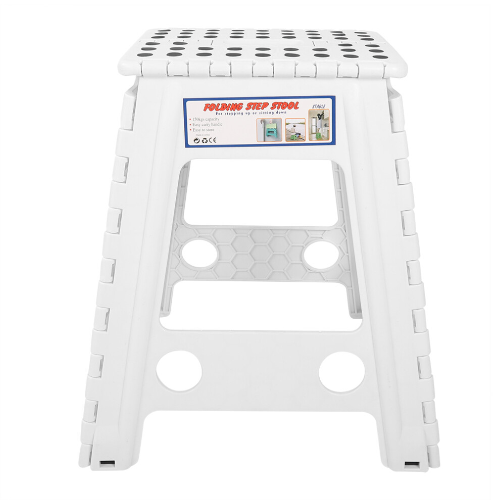 Portable Living Plastic Dots Folding Step Stool 8142674806631