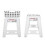 Portable Living Plastic Dots Folding Step Stool 2