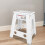 Portable Living Plastic Dots Folding Step Stool 5