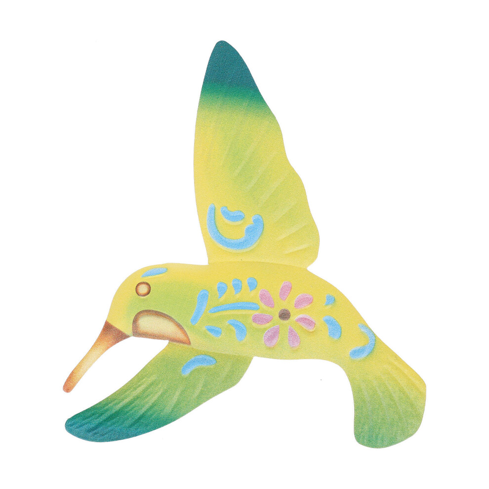 Garden Hanging Ornament Decorative Wall Pendant Iron Hummingbird Craft-image