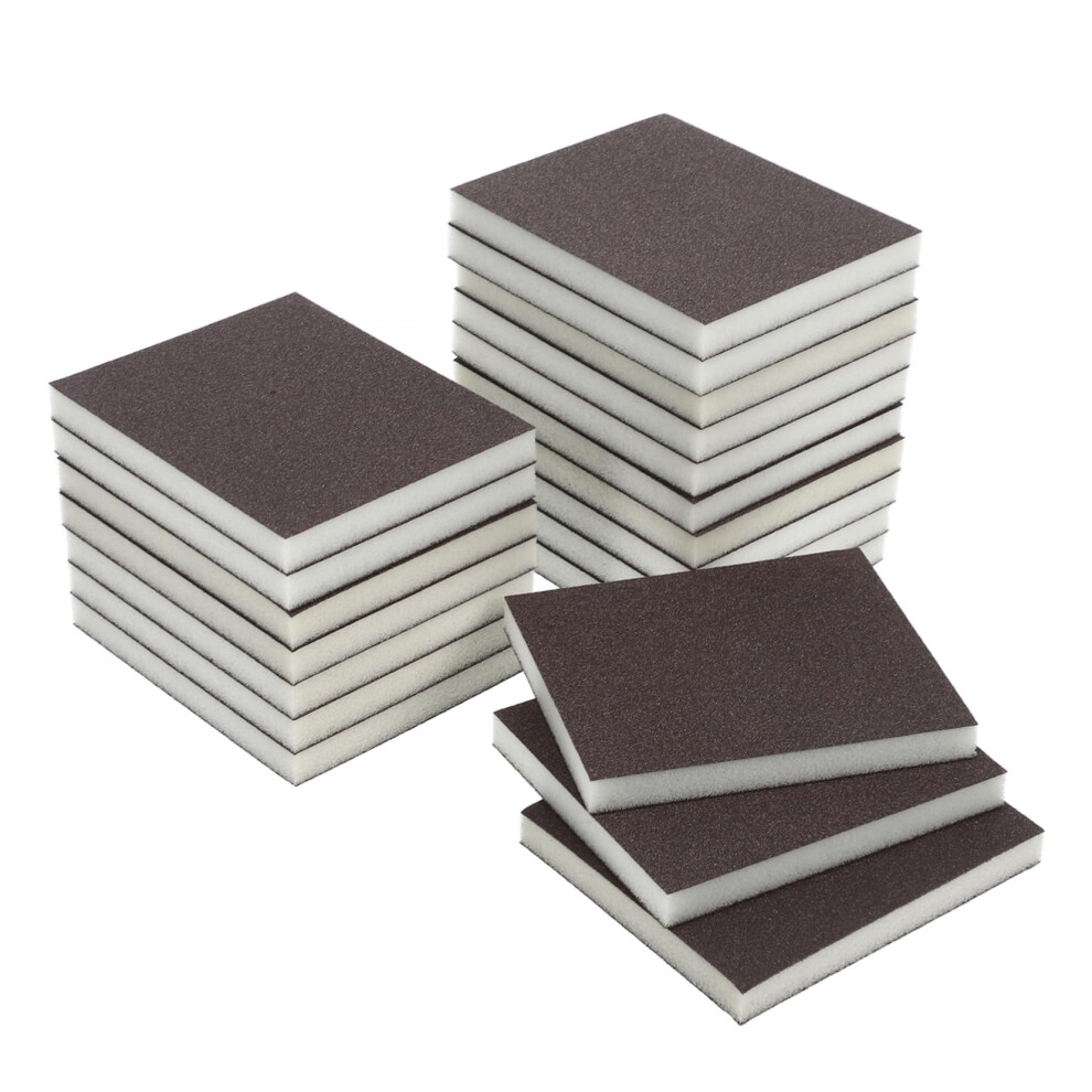 20 Piece Sponge Sanding Block Set For Wood Furniture And Wall Repair, Flexible Drywall Sponge Sandpaper With Fine Grit 6482260899107