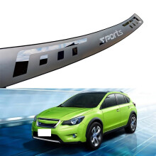 For Subaru XV bakre støtfangerbeskytter Biltilbehør Trunk Door Sill Scuff Plate Trim Stickers 2012 2013 2014 2015 2016 2017
