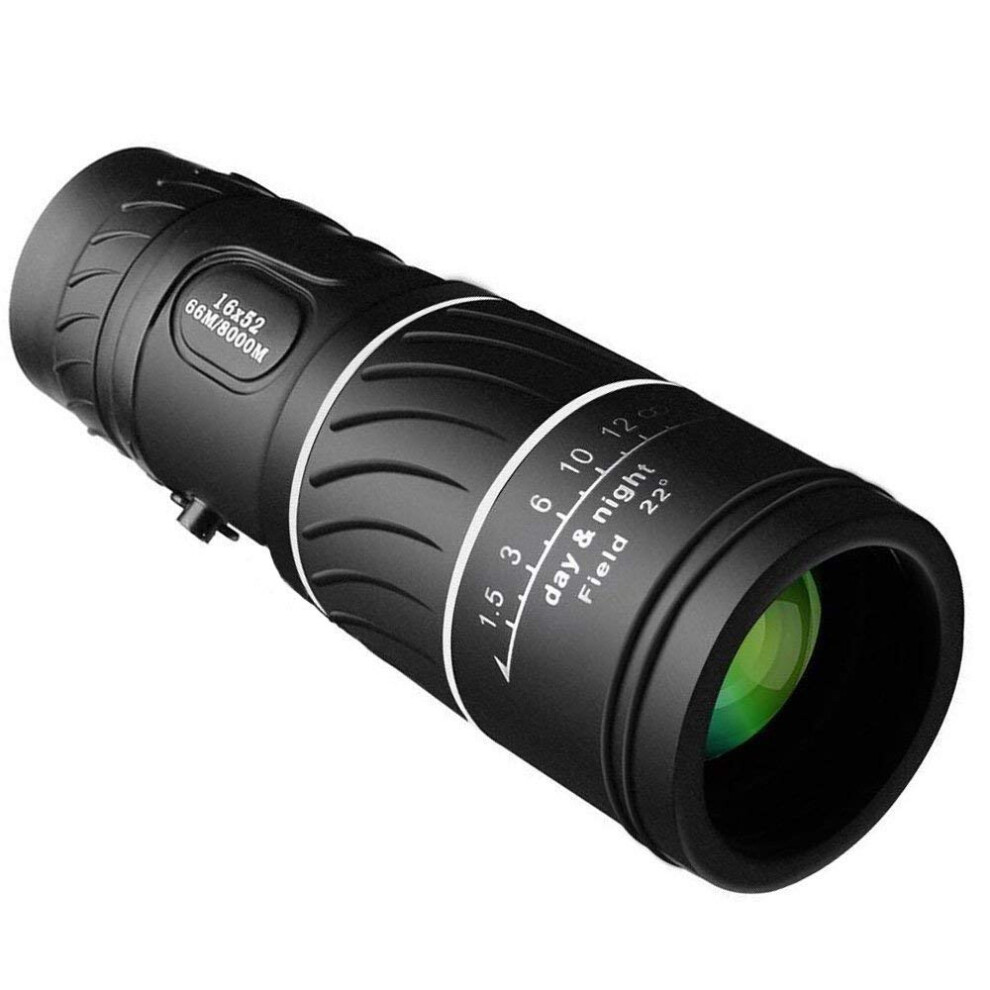 Monoculars Telescope 16X52 High Power Outdoor Binoculars Plastic 66/8000M For Sports And Wildlife Viewing Black 6447073885617