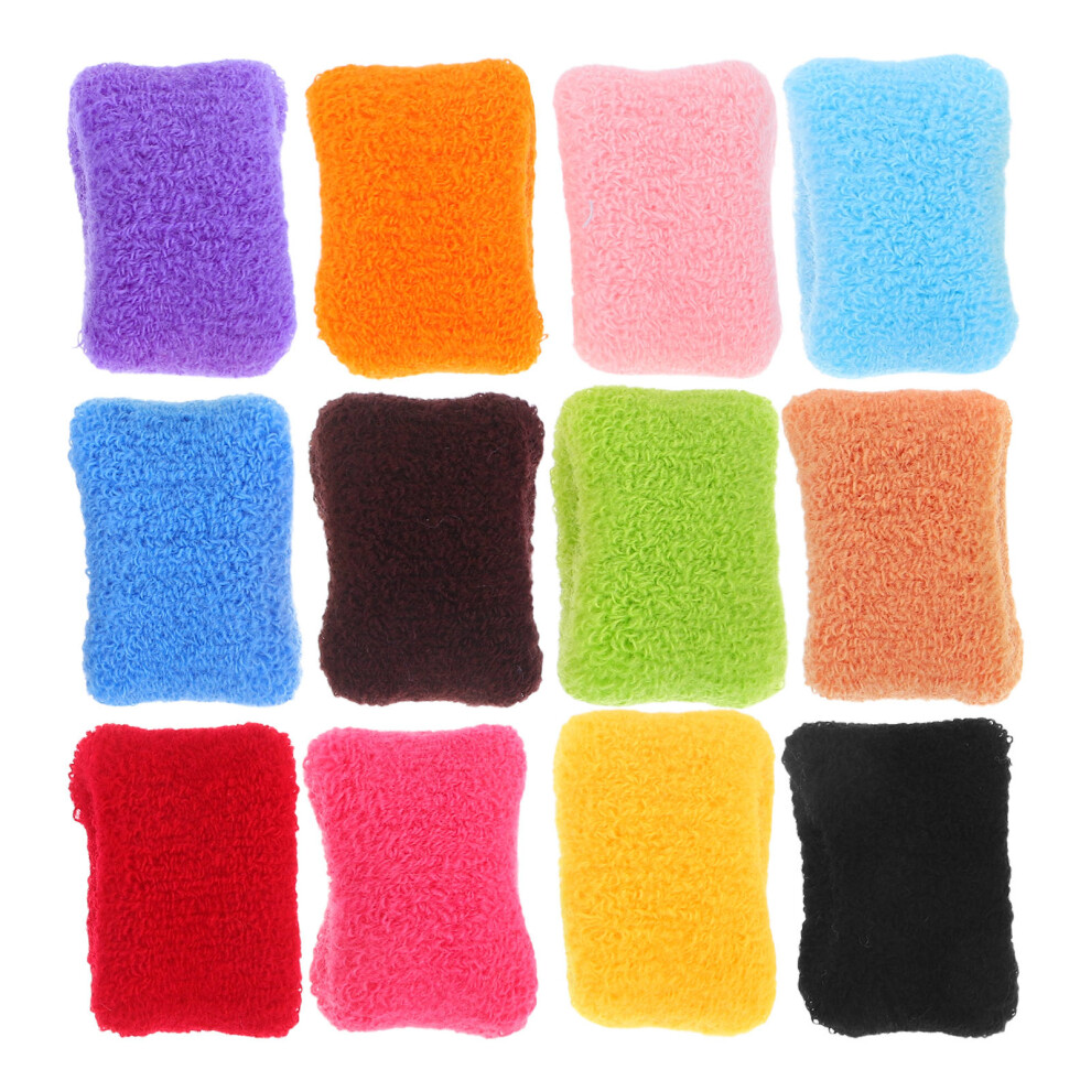 12 Stuks Stretch Haarband Paardenstaart Elasticiteit-image