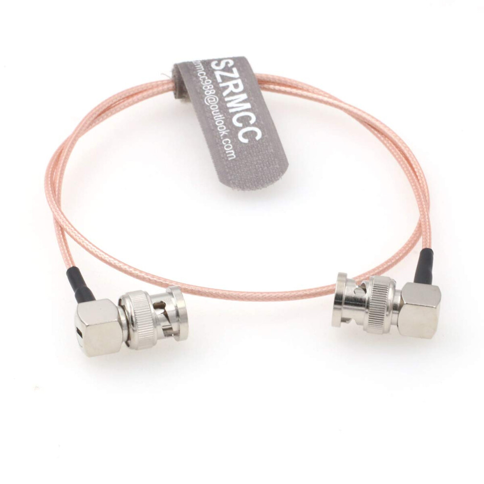 Sdi Video Cable Bnc Right Angle Male To Male 3G Hd Sdi Rg179 75 Ohm Coaxial Cable For Arri Blackmagic Atomos Smallhd 1M Red 6447073885853