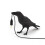 Raven Lamp, Minimalist Bird Statue Desk Lamp, Modern Decor Gift 1