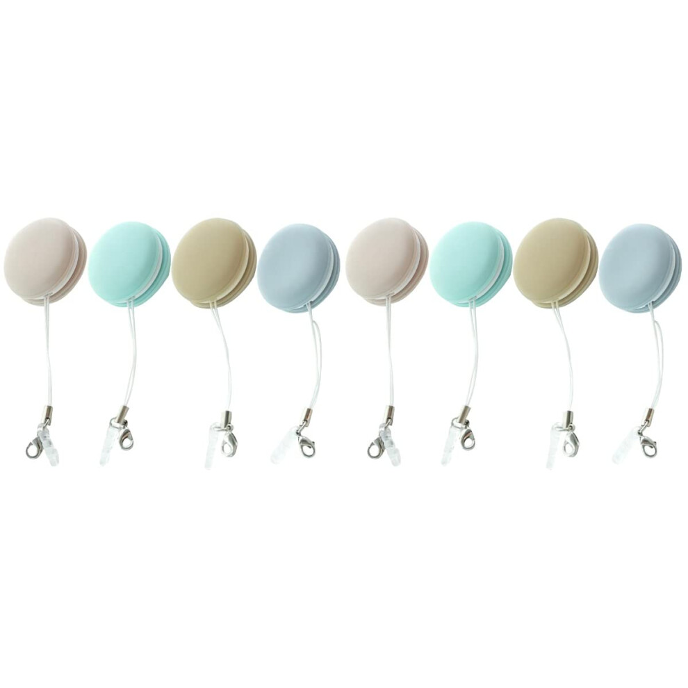 8Pcs Macaron Screen Wipe Cleaner Set For Mobile Phones With Lanyards Keychain And Bag Pendant Accessories 6447073885952