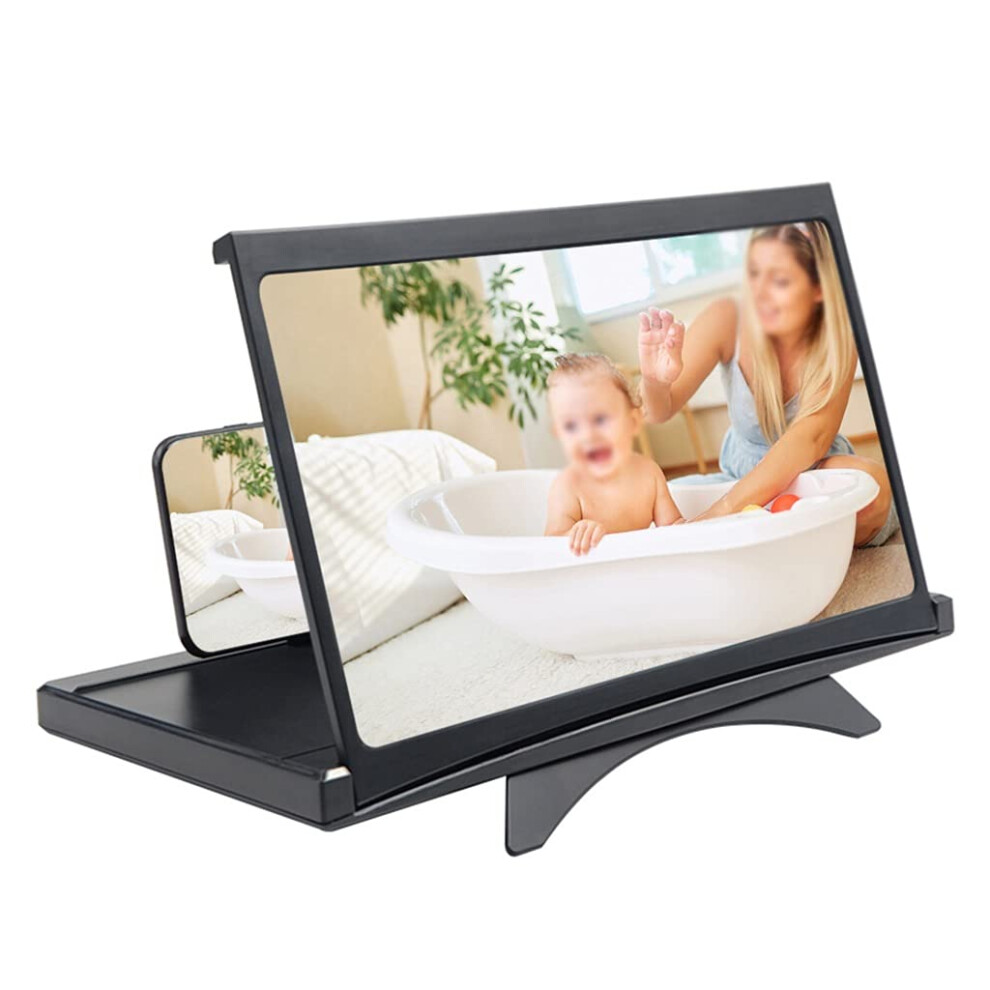 12 Inch 3D Mobile Phone Screen Magnifier Curved Design Amplifier Adjustable Holder For Smartphones And Tablets 6947110396729