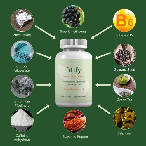 Fitify Controlul apetitului și accelerarea metabolismului | 60 capsule