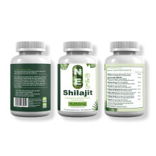NE Shilajit, Ashwagandha, Rhodiola rosea, ginseng 15 520 mg - 60 kapsler