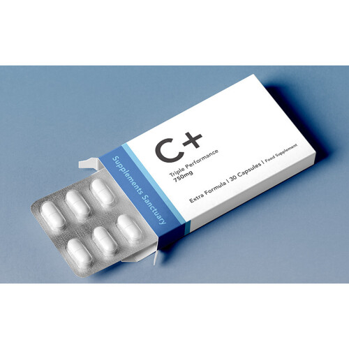 C+ Triple Performance Enhancer - 30 Capsules | All-Natural Energy, Endurance, Focus & Vitality