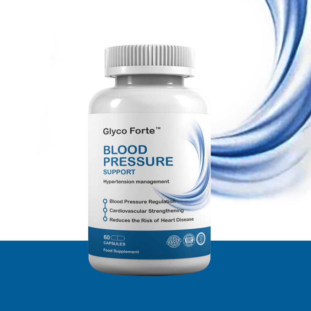 Supplements Sanctuary Glyco Forte Supports Blood Pressure, Blood Sugar 60 Capsules,