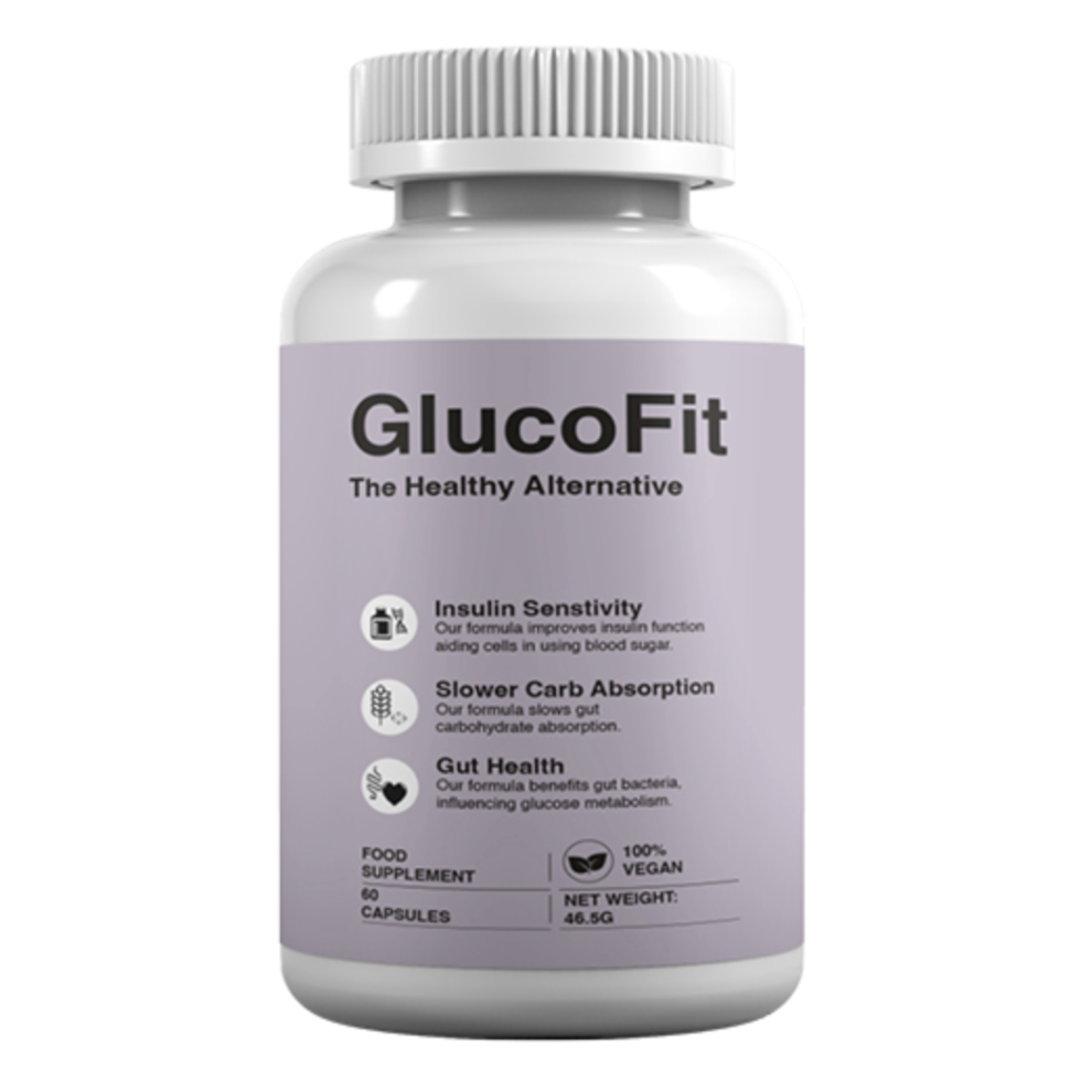 Supplements Sanctuary Glucofit: The Healthy Alternative - Supports Blood Sugar, Metabolism & Cardiovascular Health (60 Capsules)