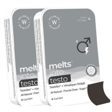 WELLBEING NUTRITION Melts Into Testo Power, 30 Oral|Fast-Dissolving Oral Strips - Pack Of 2