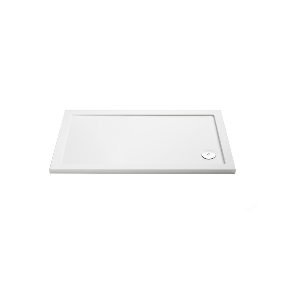 Slim 1200 x 800 Rectangular Stone Resin Shower Tray For Wetroom Enclosure