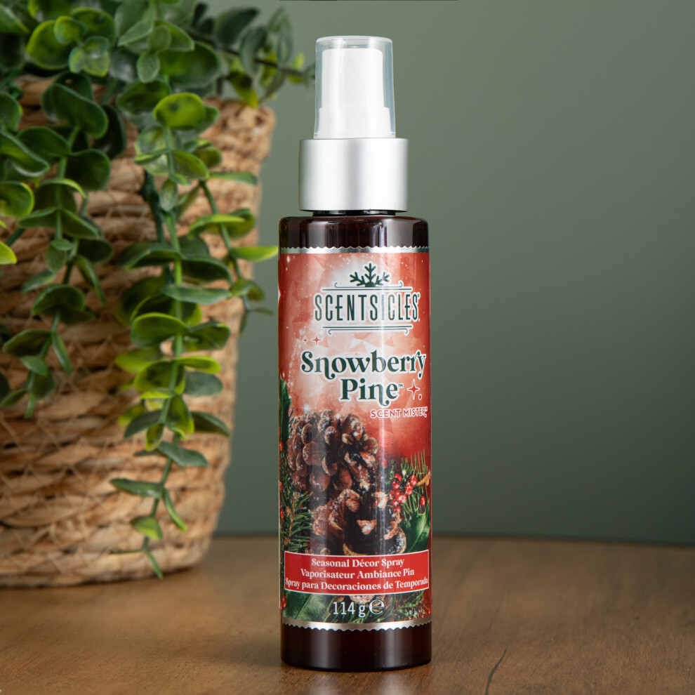 114ml Snowberry Pine Scentsicles Christmas Decoration Spray Mist-image-OPC-PJXFP9W-NEW