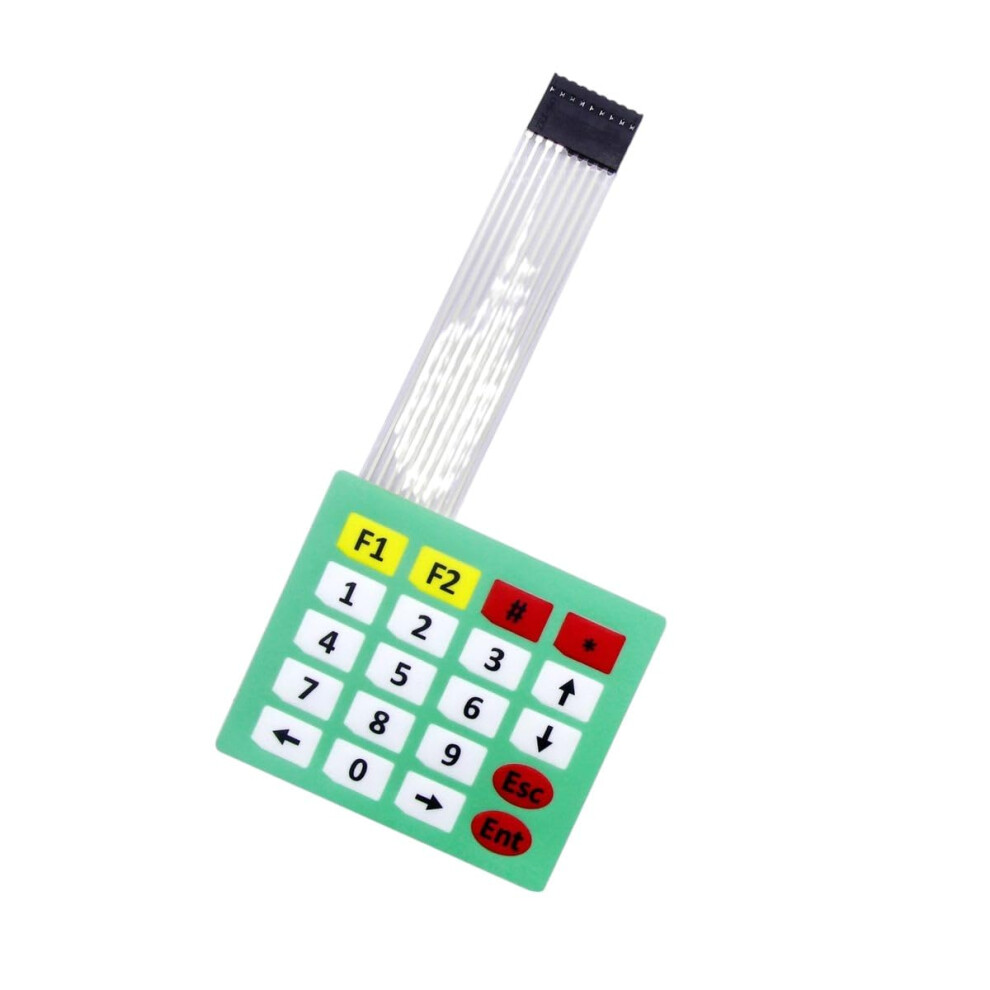 4X5 Matrix Array Membrane Switch Keypad Control Panel For Arduino, 20 Key Microprocessor Keyboard Controller 6947110396880