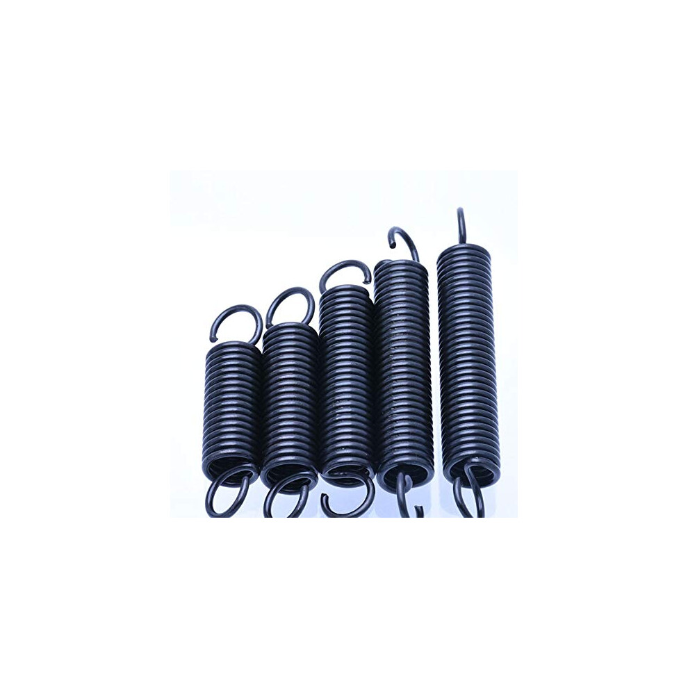 Extension Springs 10Pcs 8Mm Outer Diameter Tension Spring 0.8Mm Wire Diameter Steel Length 20-60Mm Multipurpose 6038364512932