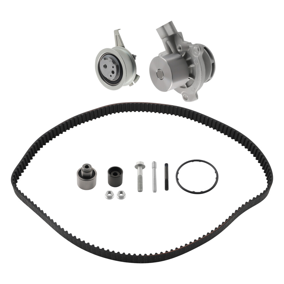 Timing Belt Kit w/ Water Pump For Audi VW GOLF MK6 MK7 1.6D 2.0D KP15678XS - Image 4