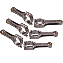 6Pcs H-Beam Connecting Rod Conrod for Nissan R32/R33/R34 2.5 2.6 RB25DET RB26DET