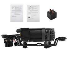 Légfelfüggesztés-kompresszor tartóval és szeleppel BMW X5 F15, X6 F16 (2013–2019)