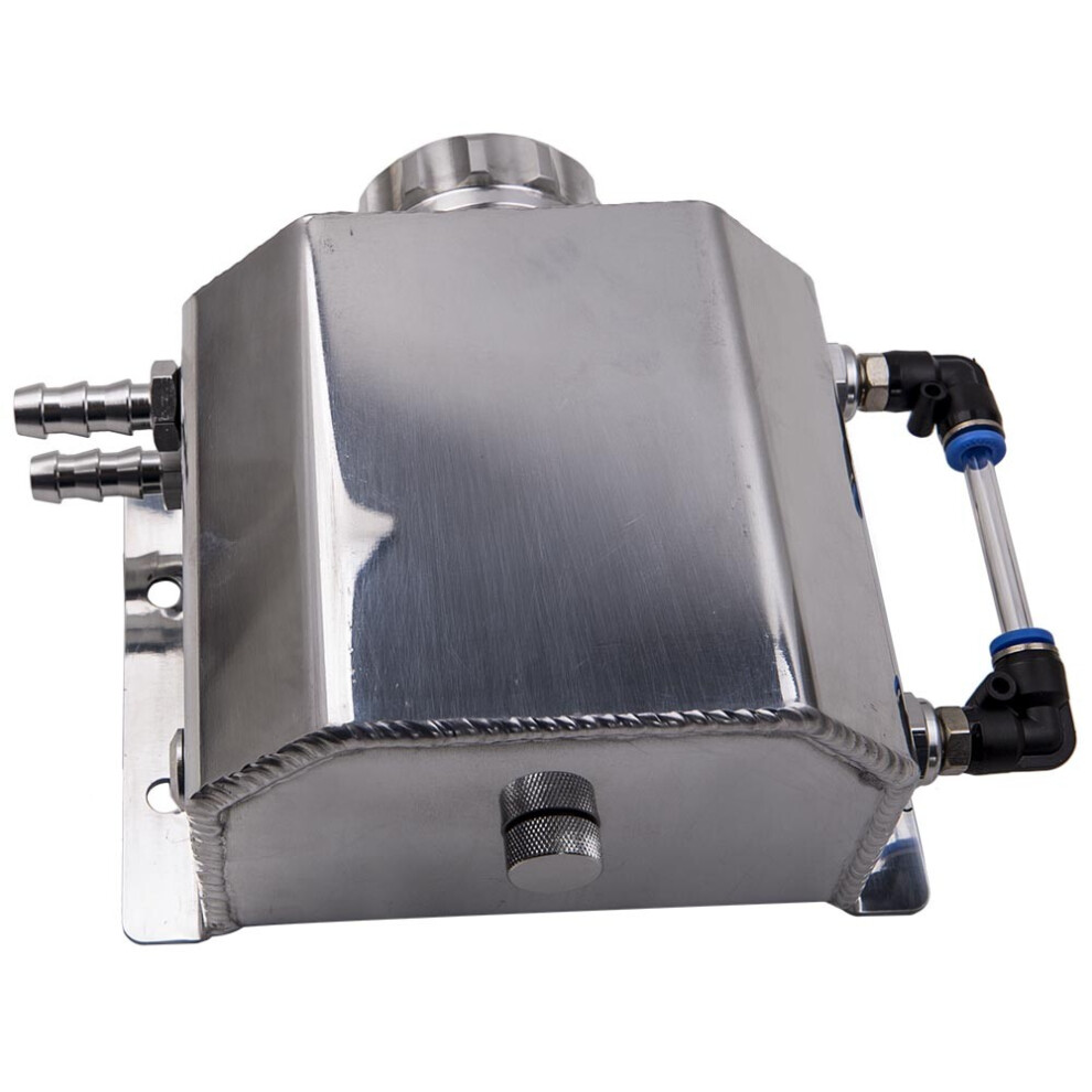1L Alloy Aluminium Engine Oil Catch Can Breather Tank Bottle Reservoir 6941477713526