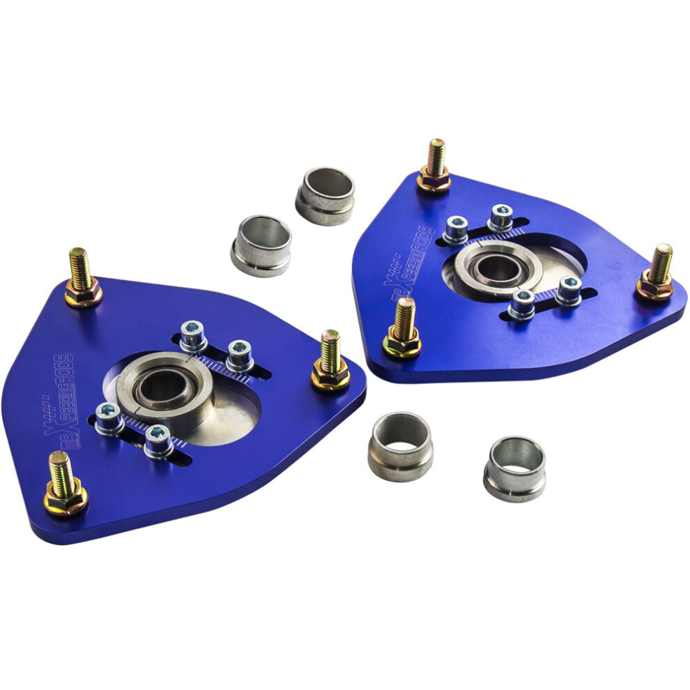 Front Camber Plates Top Mounts Coilover For Subaru Impreza Wrx & Sti Gda Gdb 6941577381854