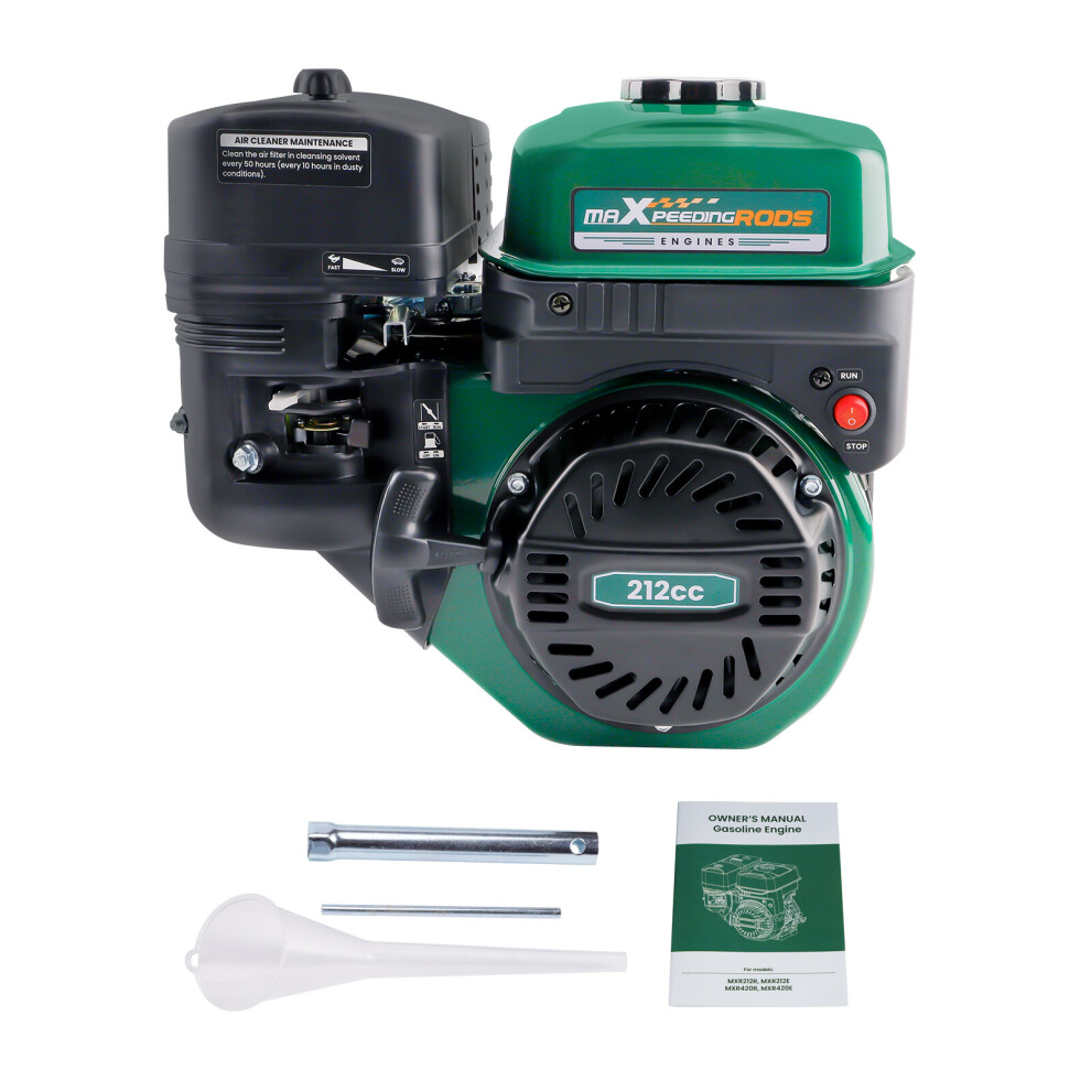 Maxpeedingrods 212Cc Petrol Engine 7Hp Horizontal Gas Engine Kart Engine Stationary Engine