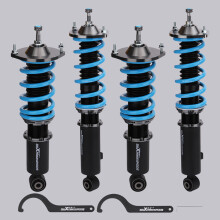 MaXpeedingrods 24-Way Damper Coilovers Kit for Mazda MX-5 Miata NA/NB - 1-3 in Adjustable, Pillow Ball Top Mounts, 24 Damping Levels
