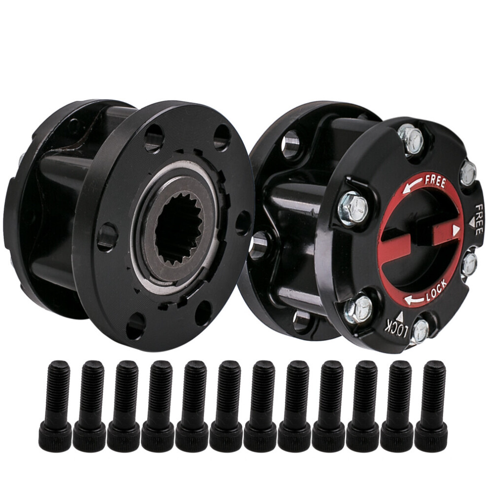 2X Free Wheeling Hubs For Holden Rodeo Jackaroo Colorado Isuzu D-Max 17 Spline 6941441752629