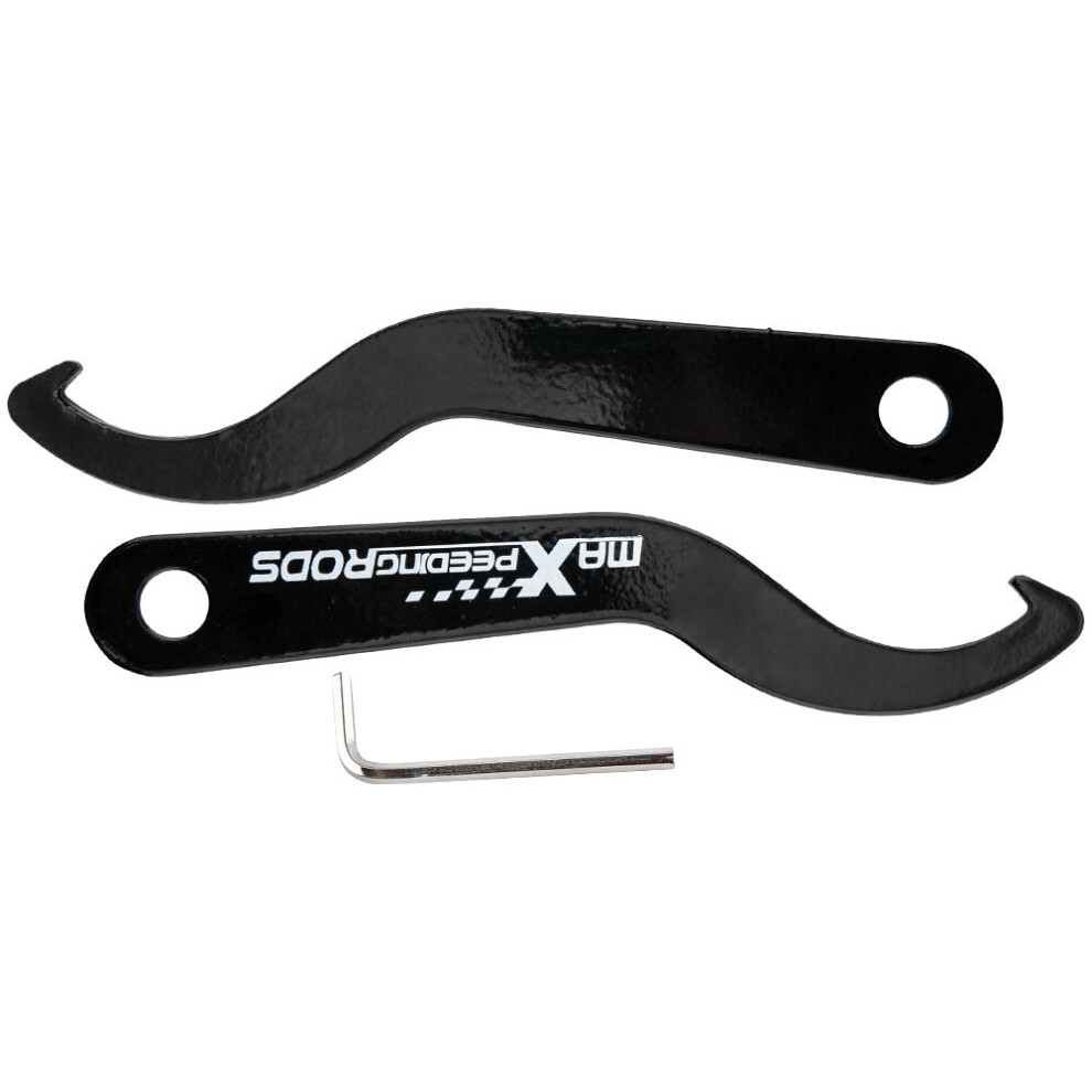 1X Pair Steel Coilover C Spanner Hook Wrench Universal Coil Over Spring Black 6941503389541