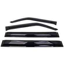 4X WINDOW VISORS WEATHER SHIELDS RAIN GUARDS FOR MITSUBISHI PAJERO BRAND NEW