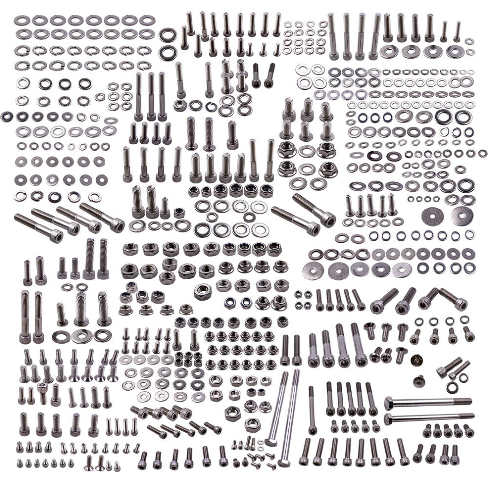 659 Piece Stainless Steel Atv Bolt Screw Kit For Yamaha Yfz350 Yfz 350 Banshee 6972842801906