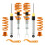 MaXpeedingrods Justerbart 4x Coilover-dämparset för Audi A4 B6/B7/8E 2002-08 1