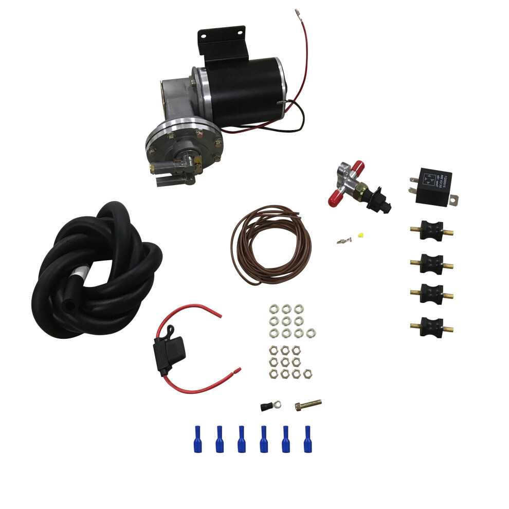 Electric Vacuum Pump Kit Mounting Hardware For Brake Booster 12 Volt 18 To 22 6941477745244