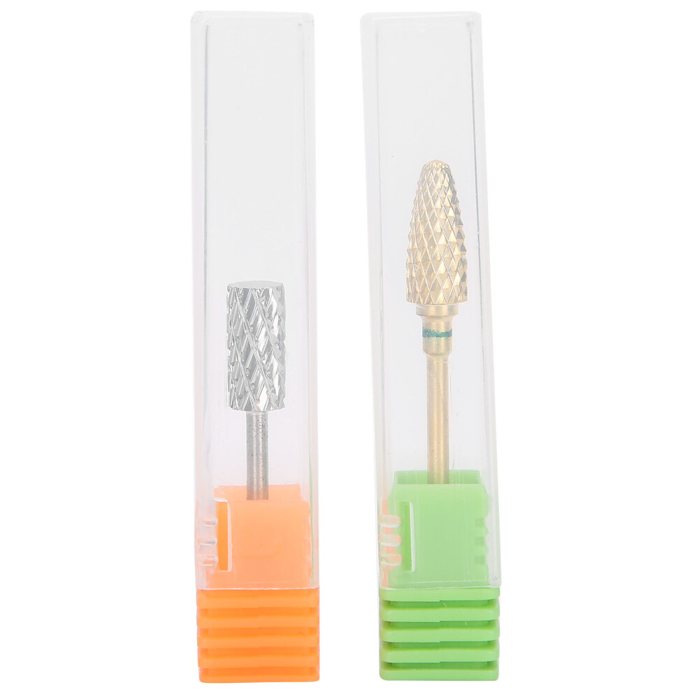 2pcs Tungsten Steel Nail Polishing Grinding Head