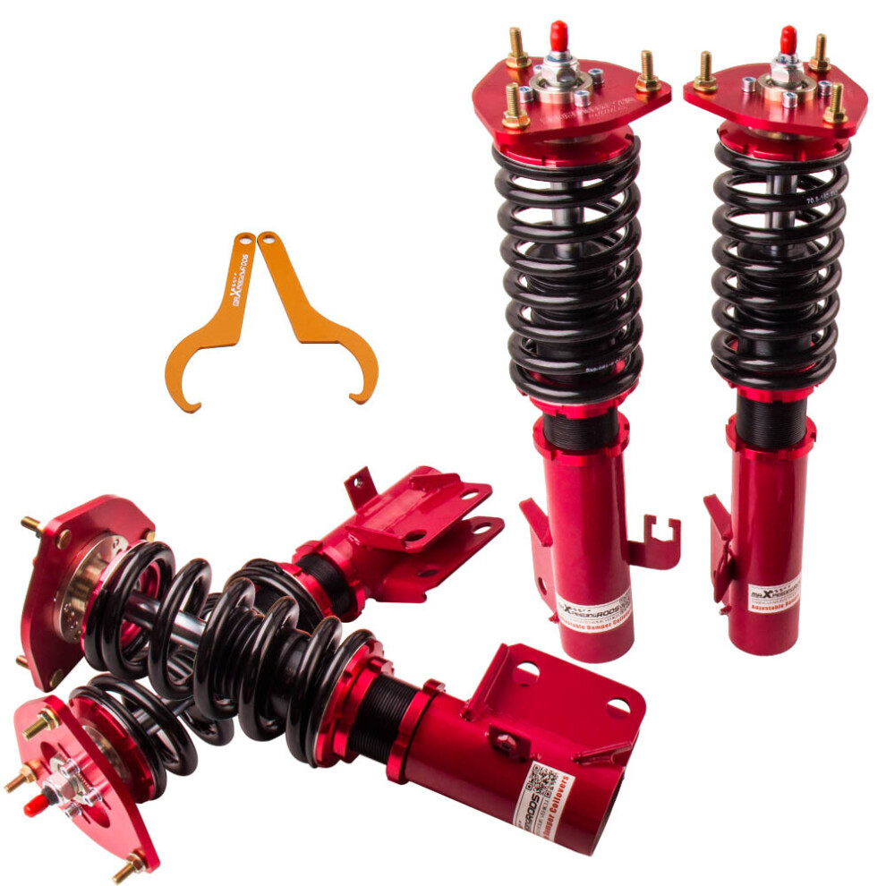 Maxpeedingrods Coilover Shock Strut Damper Adjustable For Subaru Impreza Wrx Sti Gc8 1992-2000
