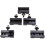 Quick Change Turning & Facing Lathe Tool Post Holder Set 5 PCS 250-201 1