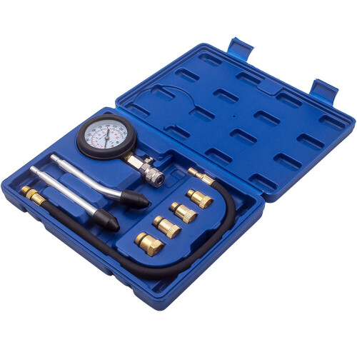 PETROL ENGINE COMPRESSION TESTER GAUGE TOOLS CYLINDER COMPRESSION TEST TOOL