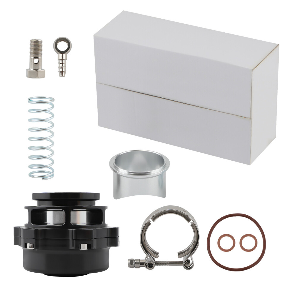 Universal 50Mm Blow Off Valve Bov With V-Band Flange Black 6941689825321