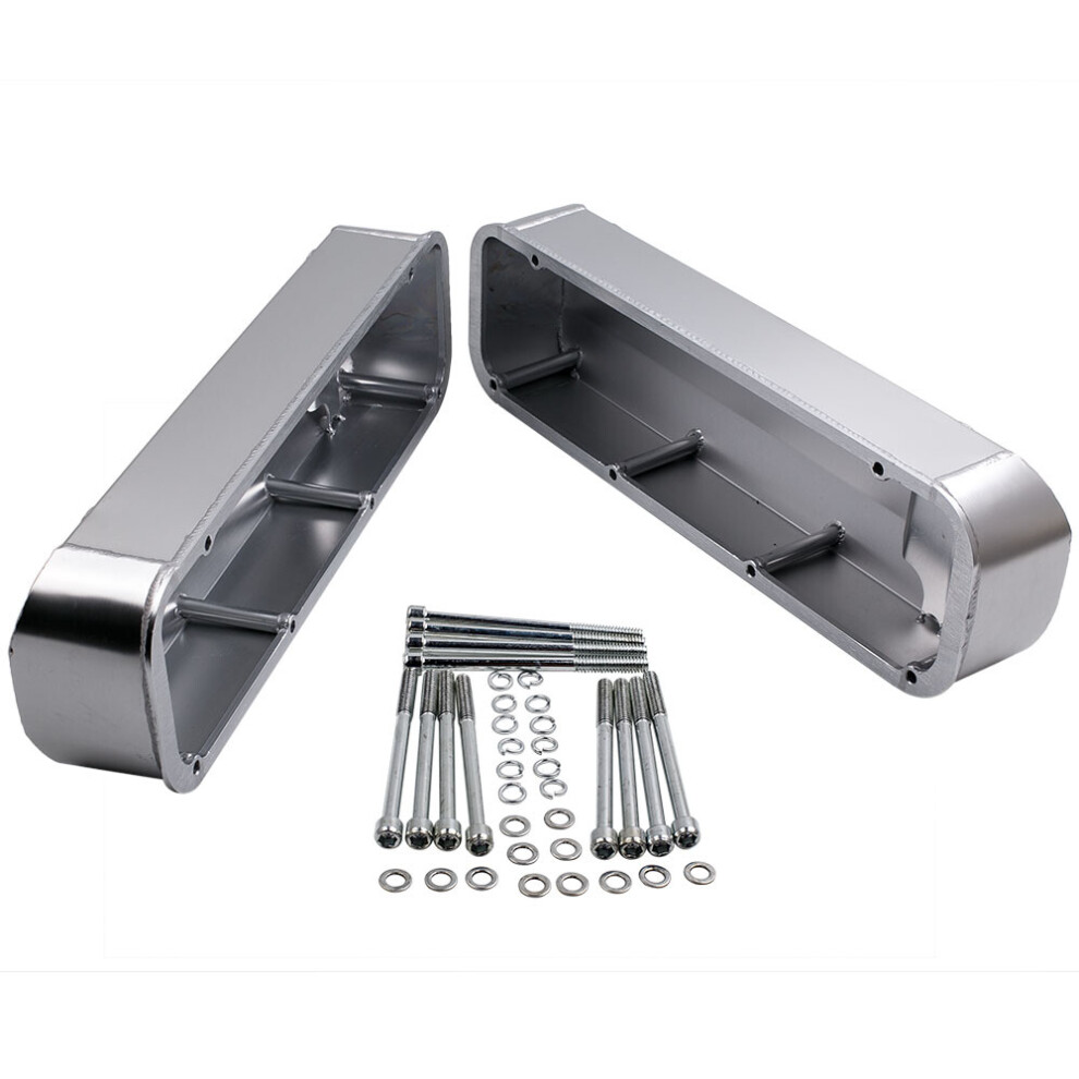 Fabricated Aluminum Tall Valve Covers Fit Ford Bbf 429 460 V8 Big Block Engines 6941441792779