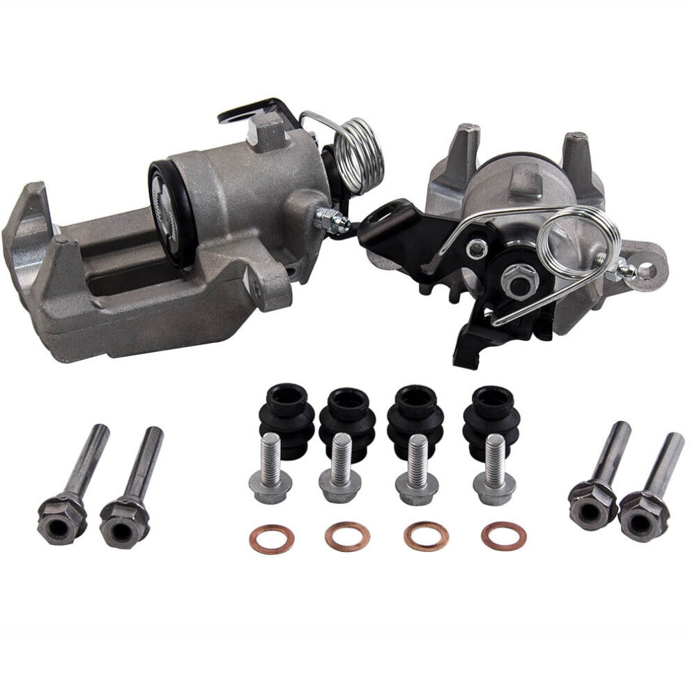 2X BRAKE CALIPER REAR LEFT + RIGHT Kit FOR VW GOLF MK 4 1J NEW C 1Y POLO 9N KIT - Image 5