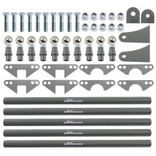 Kit suspensie cu patru brațe paralele, montare prin sudură, pentru Hot Rod Rat Truck, 5 brațe universale, nou
