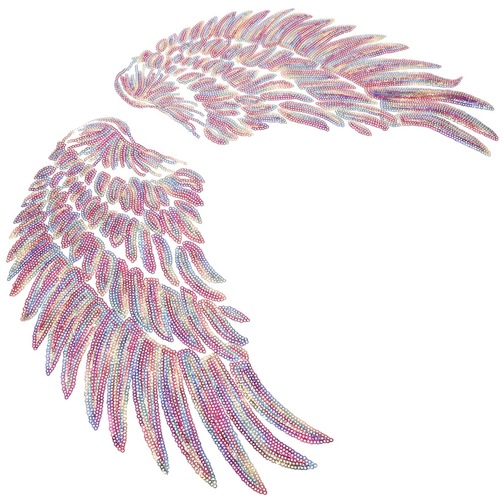 2 Stuks Borduurgaren Kleding Engelenvleugels-image