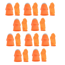 Lot de 10 couteaux de jardinage en silicone avec repose-doigts pour fruits et légumes