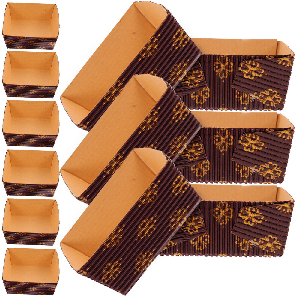 25 Stuks Gegolfde Taartvorm Bakbenodigdheden Papier-image