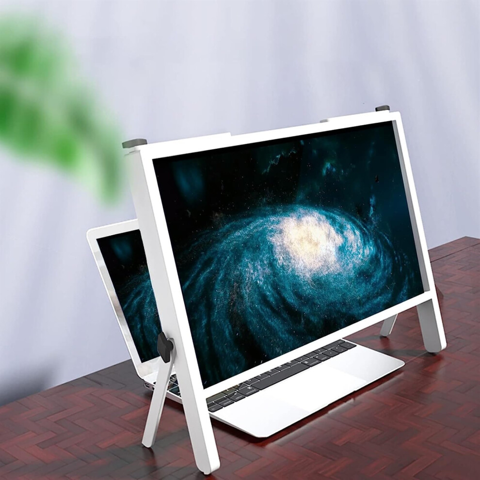 Screen Magnifier for Computer Monitor and Laptop, 3X Ultra-Clear Blu-Ray Magnifying Lens, Adjustable Size, Lightweight Design