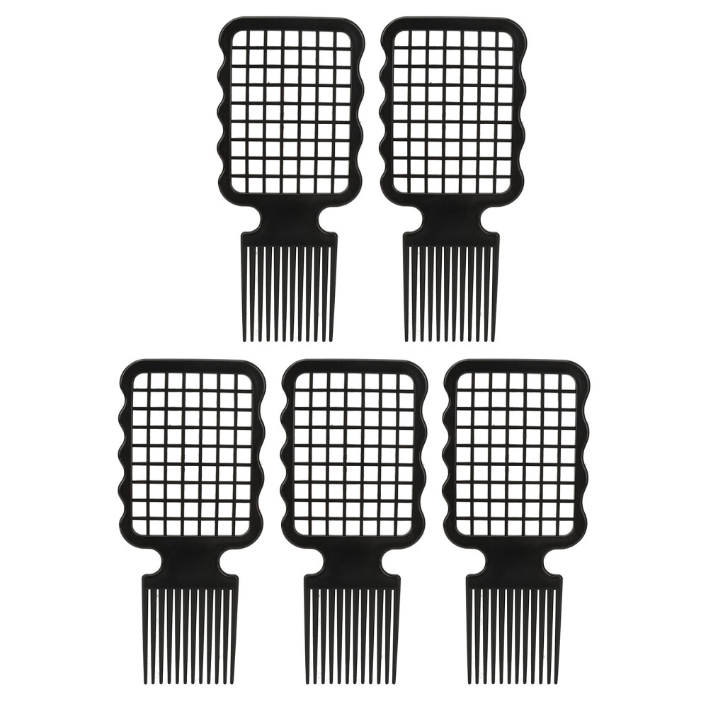 Unisex 5Pcs Twist Combs Ergonomic Perm Curling Hair